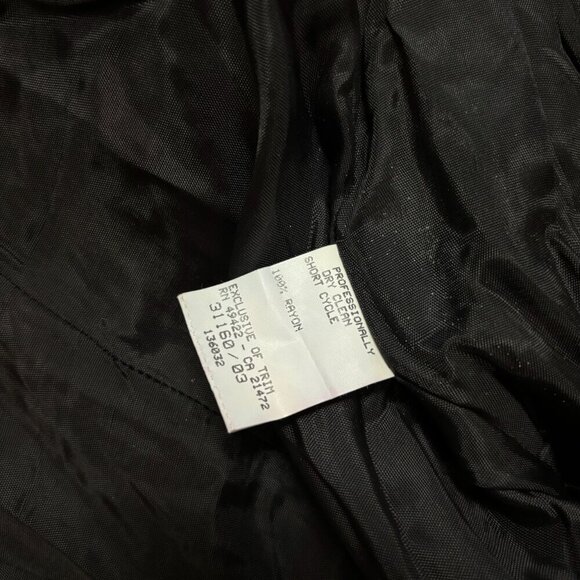 Vtge Jessica McClintock Gunne Sax Dress 11/12 Blk Velvet Lace Beaded 80's Witchy - Picture 15 of 16